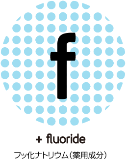 fluoride フッ化ナトリウム（薬用成分）