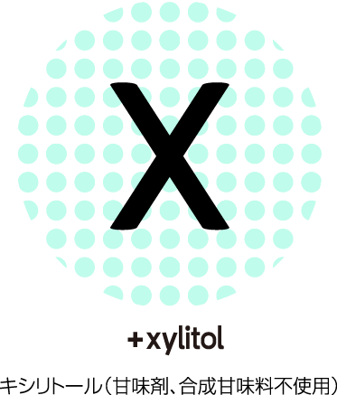 xylitol キシリトール（甘味剤、合成甘味料不使用）